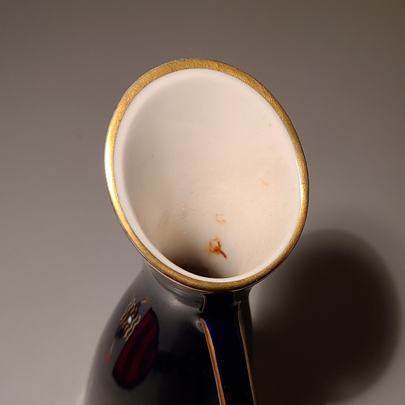 Atomic East Germany Echt Kobalt Bud Vase #1762 - Picture 5 of 7